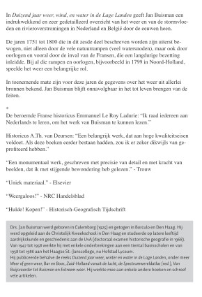 Productafbeelding: achterkant van Duizend jaar weer, wind en water in de Lage Landen 6 1750-1800