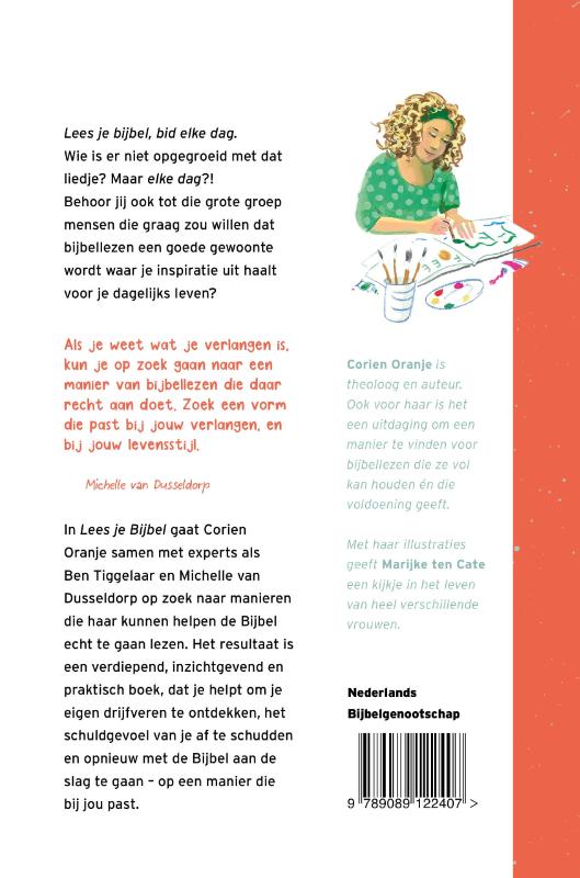 Productafbeelding: achterkant van Lees je Bijbel