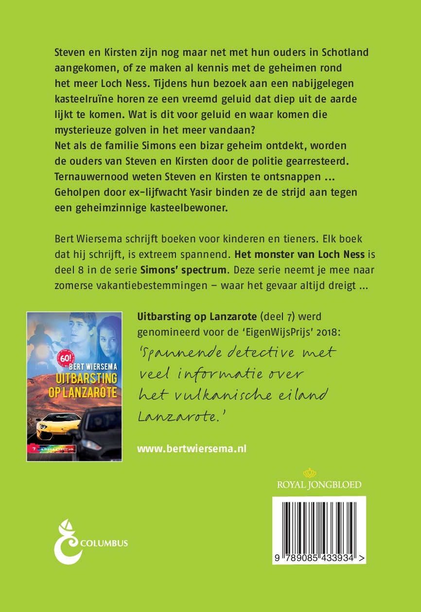 Productafbeelding: achterkant van Het monster van Loch Ness