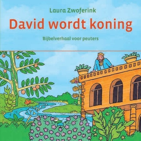 Productafbeelding: voorkant van David wordt koning kartonboekje