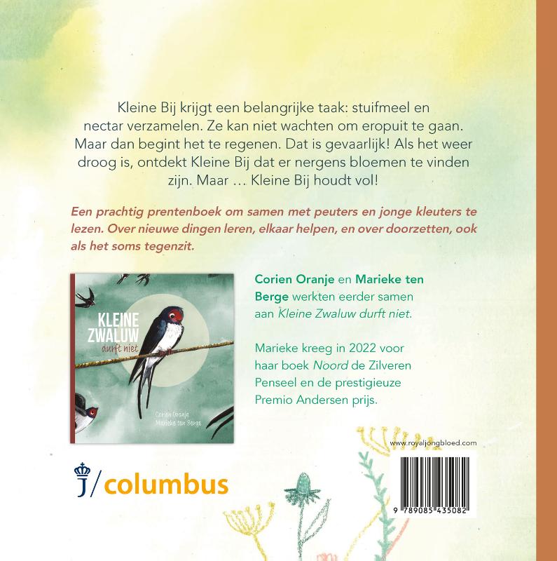 Productafbeelding: achterkant van Kleine bij houdt vol
