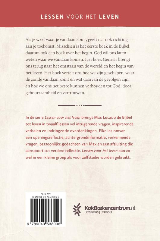 Productafbeelding: achterkant van Genesis