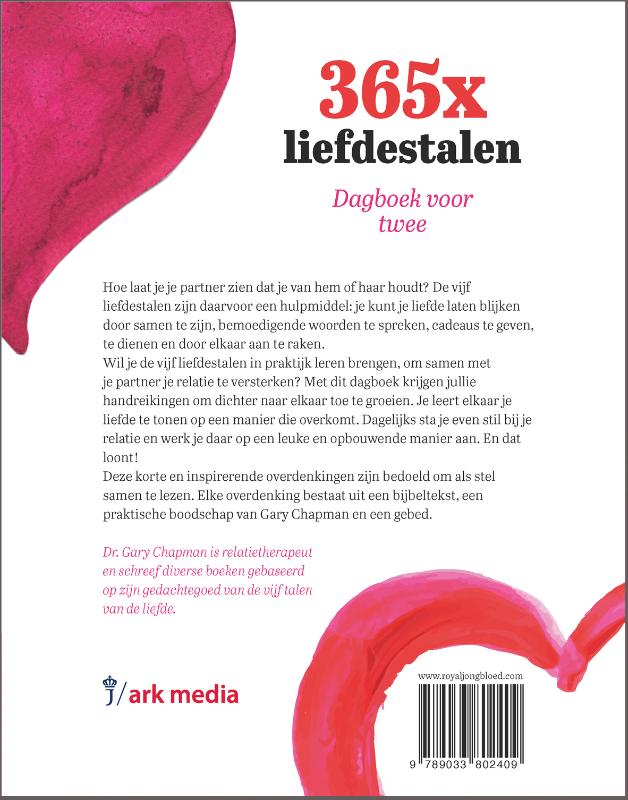 Productafbeelding: achterkant van 365x liefdestalen