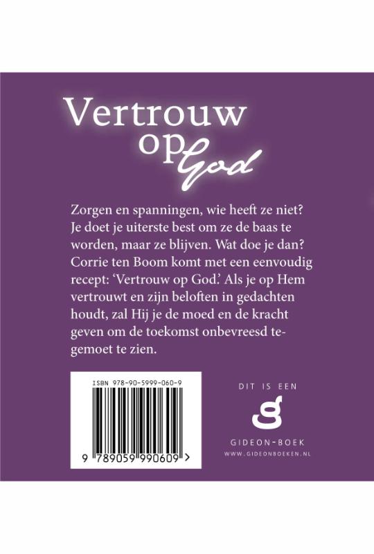Productafbeelding: achterkant van Vertrouw op God