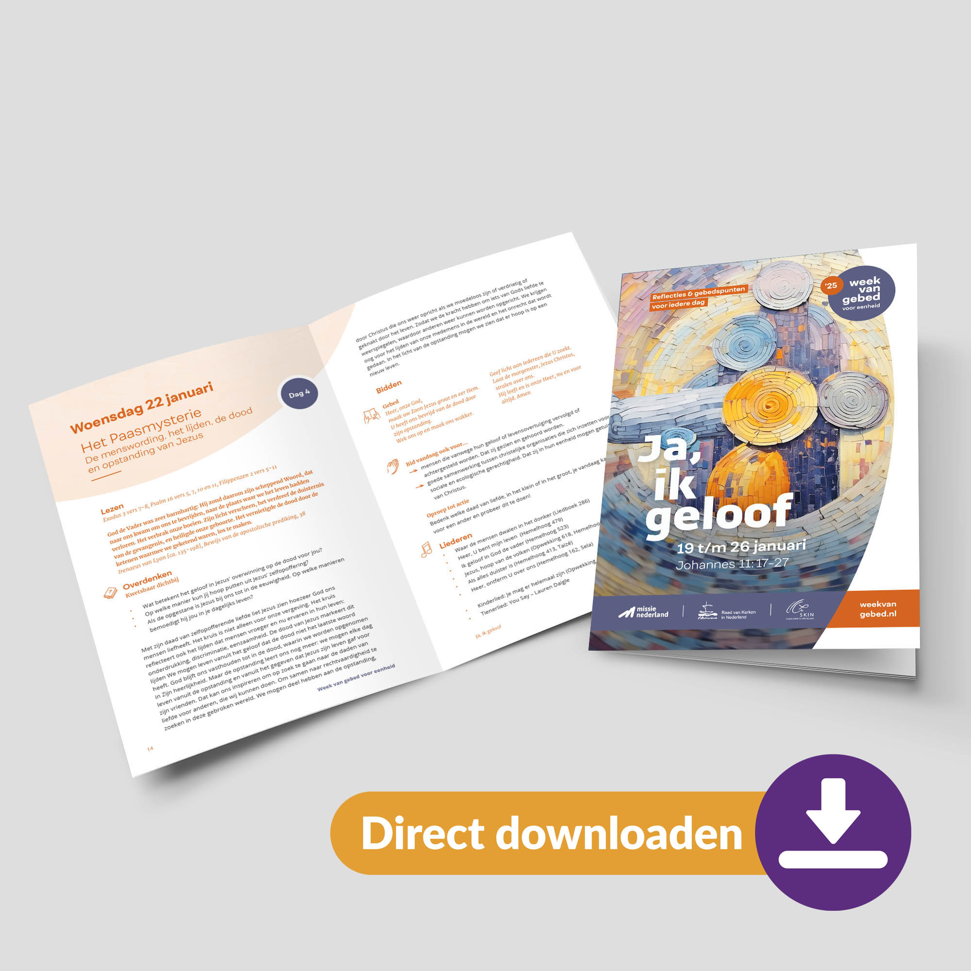 Productafbeelding: achterkant van Reflecties en gebedspunten