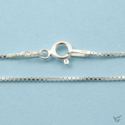 Productafbeelding: voorkant van Silver necklace 42cm