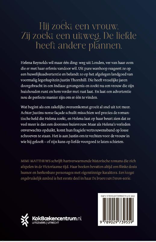 Productafbeelding: achterkant van Een hoogst ongebruikelijk aanbod