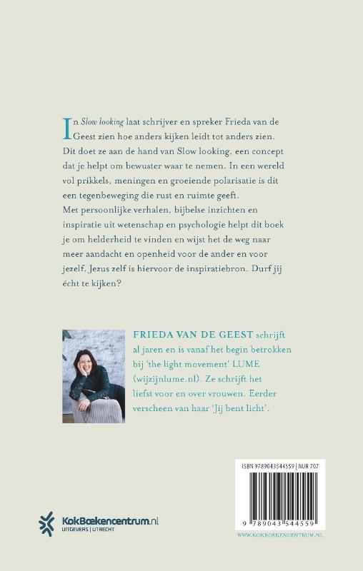 Productafbeelding: achterkant van Slow looking