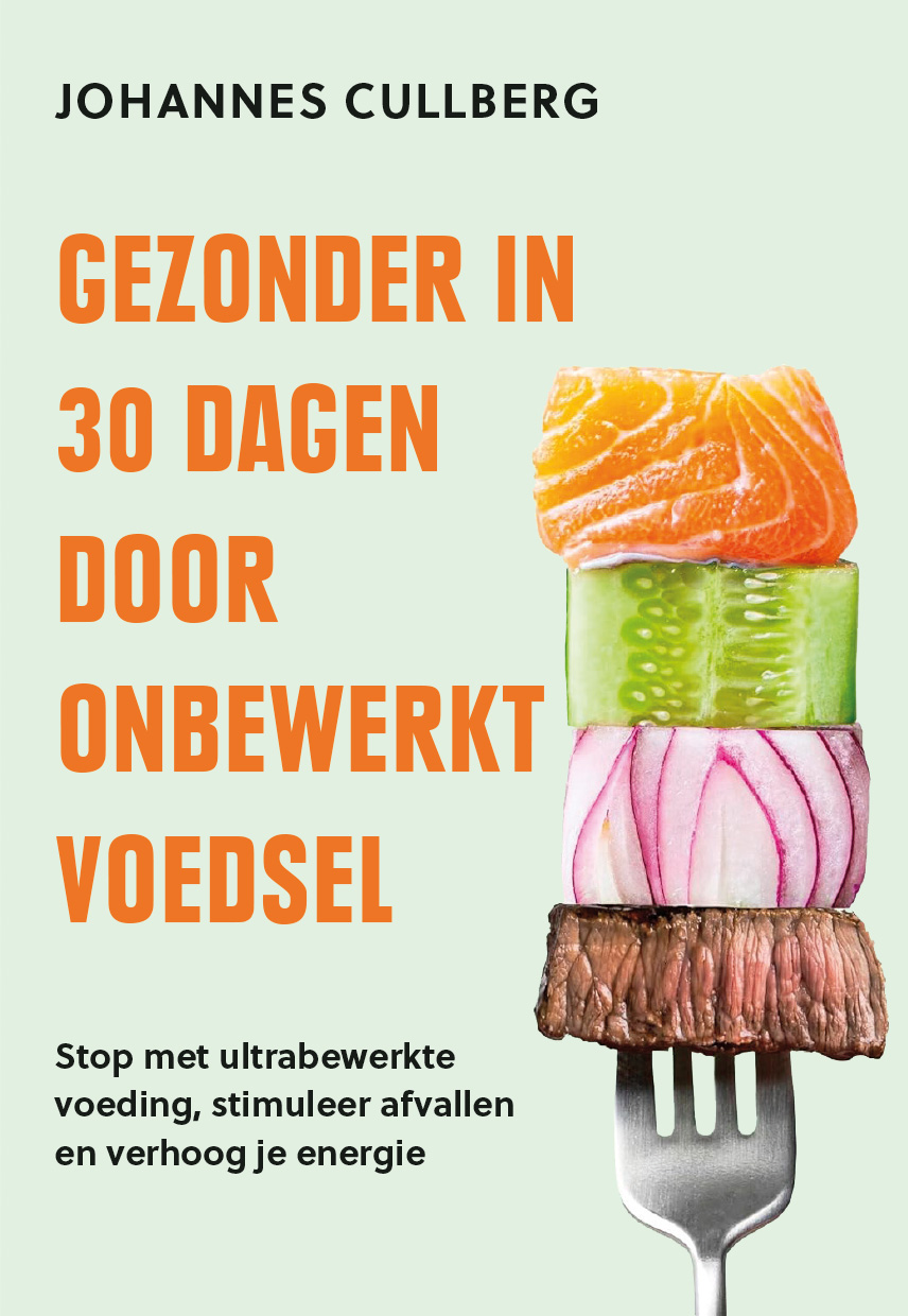 Productafbeelding: voorkant van Gezonder in 30 dagen door onbewerkt voedsel
