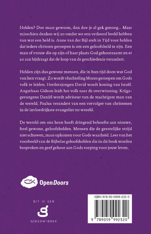 Productafbeelding: achterkant van Tijd voor helden