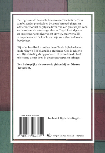 Productafbeelding: achterkant van De pastorale brieven