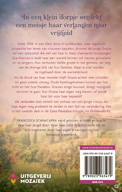 Productafbeelding: achterkant van De verboden tuin