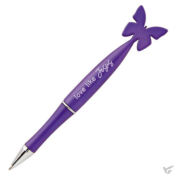 Productafbeelding: voorkant van Pen Love like Jesus butterfly